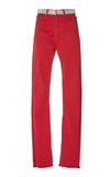 Alexandre Vauthier Mid-rise Colored Skinny Jeans In Red