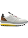 Givenchy T3 Runner Sneakers In Grey And Yellow