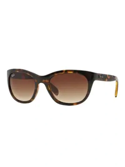 Ray Ban Oversized Square Sunglasses In Havana