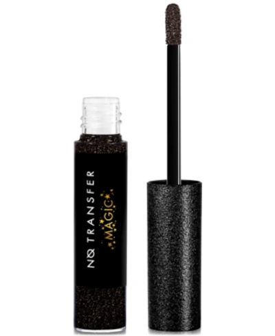 Black Up No Transfer Double Effect Liquid Lipcolor Lms 01 0.24 oz/ 7.5 ml In Black & Gold