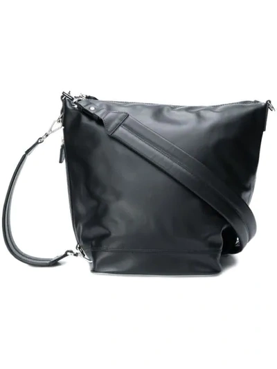 Paco Rabanne Medium Pr Faux-leather Shoulder Bag In Black