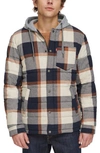 Levi's® Quilted Plaid Hooded Shacket In Skater Plaid