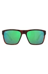 Costa Del Mar Paunch Xl 59mm Square Sunglasses In Tortoise