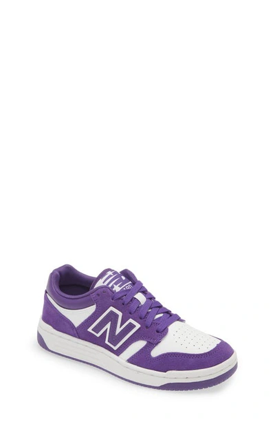 New Balance Kids' 480 Sneaker In Prism Purple
