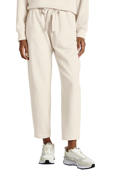 Splendid Goldie Drawstring Joggers In White Sand