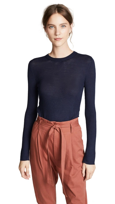 Line & Dot Cassi Sweater In Navy