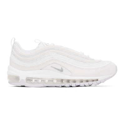 Nike White Air Max 97 Sneakers In White/wolf Grey/black