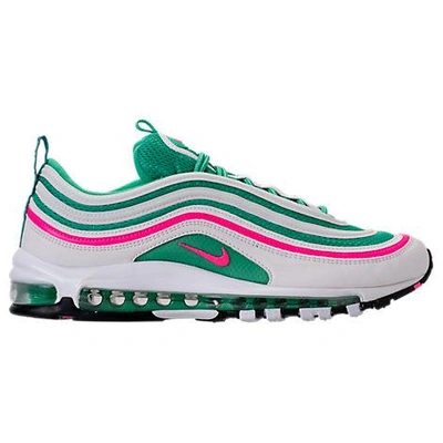 Nike Men's Air Max 97 Running Sneakers From Finish Line In Green