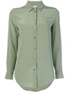 Equipment Curved Hem Shirt - Green