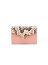Fendi F Is  Tri-fold Wallet - Pink In Pink & Purple