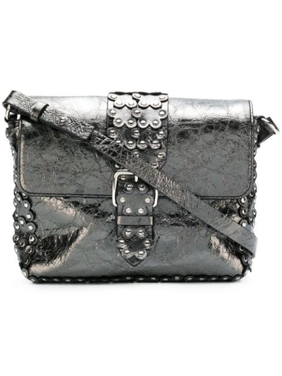 Red Valentino Red(v) Flower Puzzle Bag - Grey