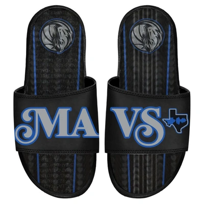 Islide Black Dallas Mavericks 2023/24 City Edition Gel Slide Sandals