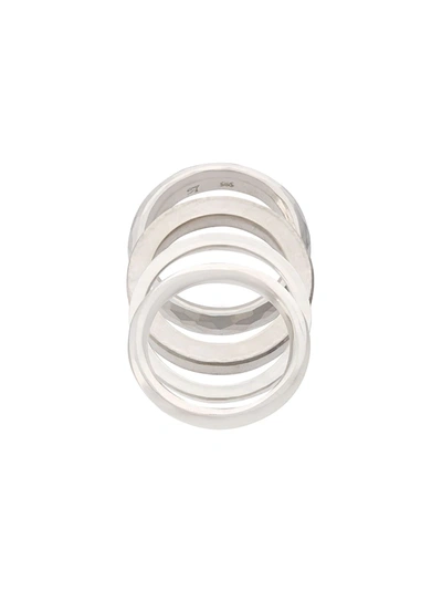 Werkstatt:münchen Flat Ring In Silver