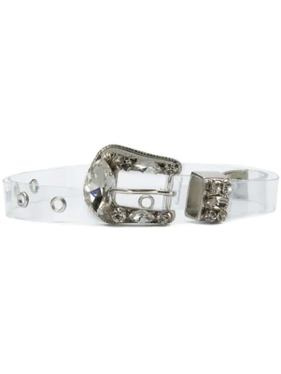 B-low The Belt Riley Crystal-embellished Belt In Metallic