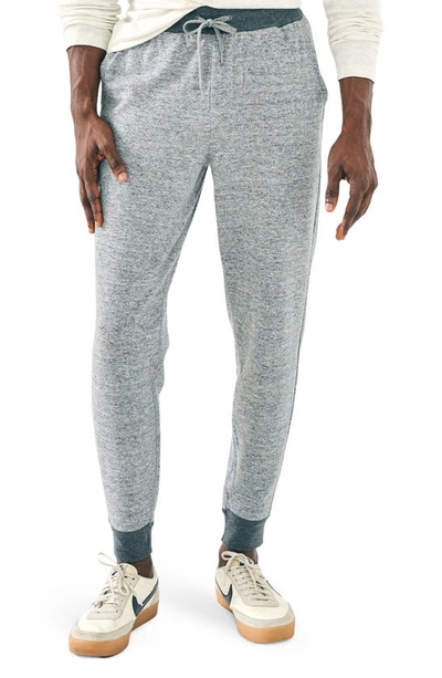Faherty Double Knit Sweatpants In Light Carbon Heather