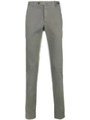 Pt01 Creased Slim-fit Trousers - Grey