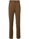 Hache High Waist Cigarette Pants - Brown