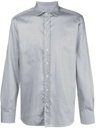 Etro Slim-fit Shirt In Grey