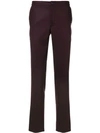 Incotex Straight Leg Trousers In Red