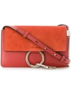 Chloé Small Faye Shoulder Bag In Red