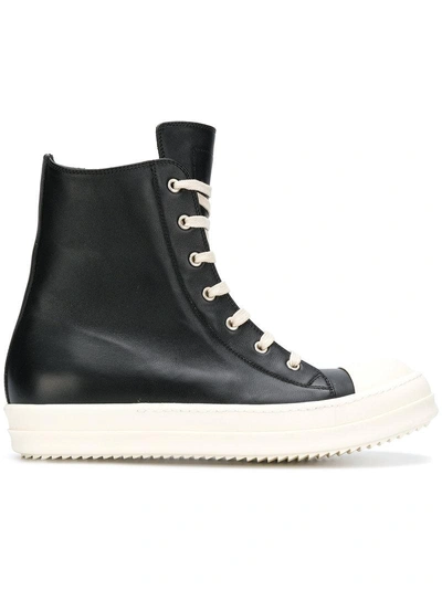 Rick Owens Lace-up Hi-top Sneakers
