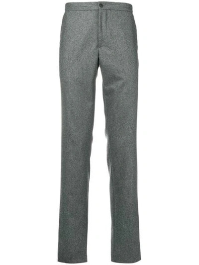 Incotex Straight Leg Trousers In Grey