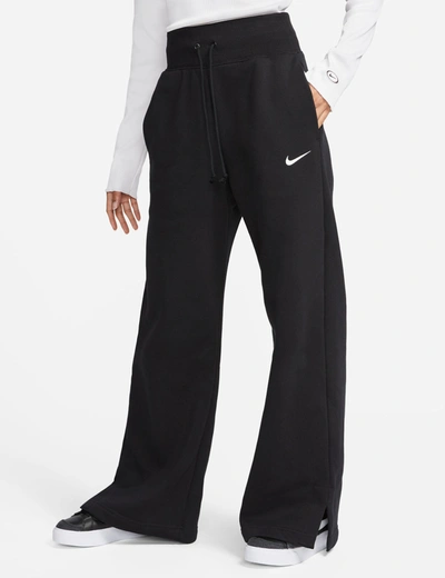 Nike Sportswear Phoenix Fleece Tracksuit Bottoms In Black