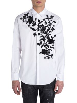 dsquared2 flower shirt