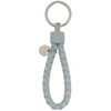 Bottega Veneta Intrecciato Key Ring In 4916 Artic