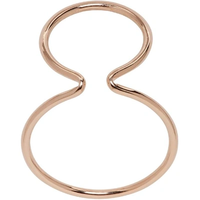 Saskia Diez Gold Wire Double Ear Cuff