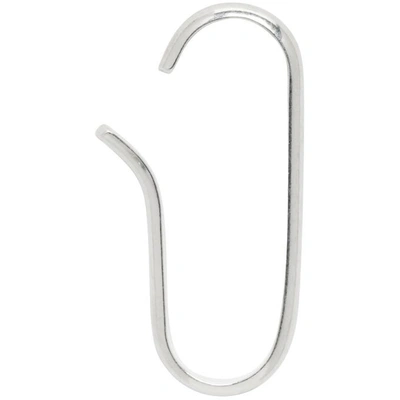 Saskia Diez Silver Single Staple Earring