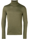 Roberto Collina Turtleneck Fitted Sweater - Green