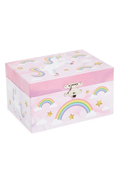 Mele & Co Kids' Skylar Musical Unicorn Jewelry Box In Rainbow