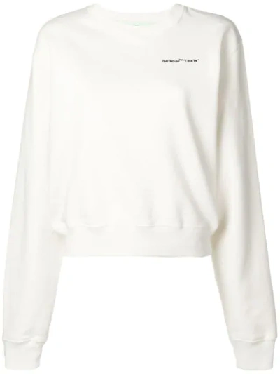 Off-white Printed Sweatshirt - Neutrals