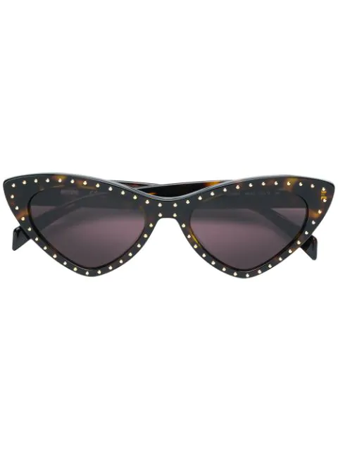 Moschino Eyewear Cat-eye-sonnenbrille In Brown | ModeSens