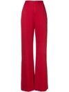 Brandon Maxwell High-waist Tailored Trousers In Red