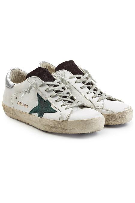 Golden Goose Super Star Leather Sneakers In White | ModeSens