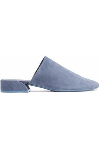 Mercedes Castillo Woman Zaira Suede Slippers Light Blue