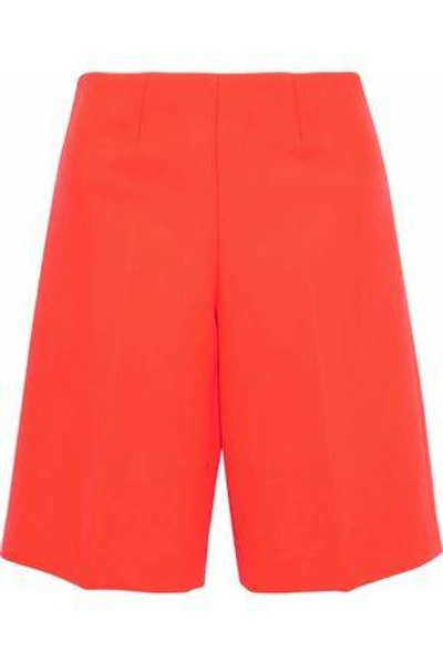 Red Valentino Woman Crepe Shorts Papaya