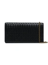 Bottega Veneta Black Inrecciato Continental Leather Wallet