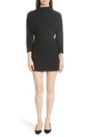 A.l.c Marin Cowl Neck Mini Dress In Midnight