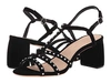 Loeffler Randall Elena Strappy Block Heel Sandals In Black