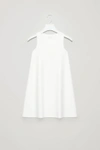 Cos Short Jersey A-line Dress In White