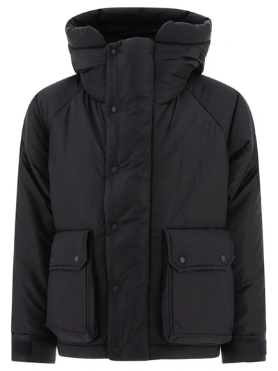 And Wander "maison Kitsuné X " Down Jacket In Black