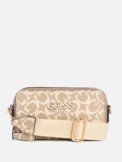 Guess Factory Lewistown Crossbody In Brown