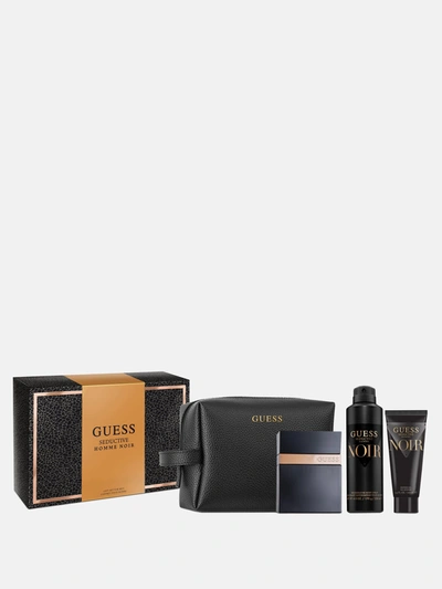 Guess Factory Seductive Noir For Men Gift Set In Multi