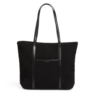 Vera Bradley Factory Style Trimmed Vera Bag In Black