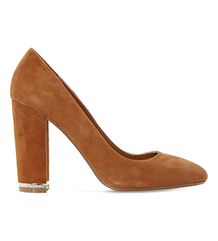 Dune Adriane Suede Courts In Tan-suede | ModeSens