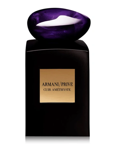 Giorgio Armani 3.4 Oz. Prive Cuir Amethyste Eau De Parfum In 100ml