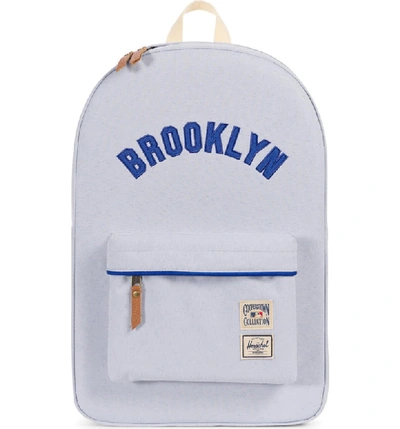 Herschel Supply Co Heritage - Mlb Cooperstown Collection Backpack - Grey In Brooklyn Dodgers